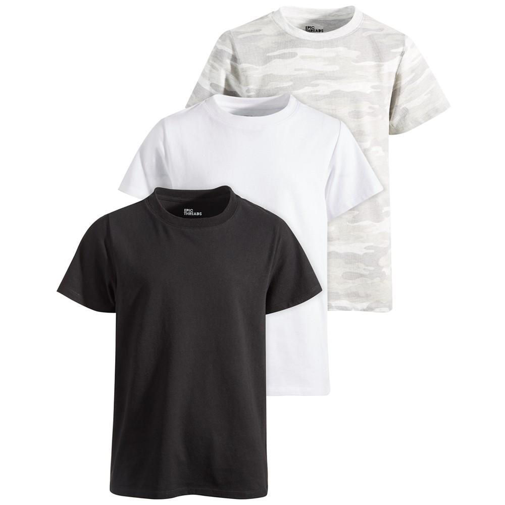 商品Epic Threads|Big Boys 3-Pk. T-Shirts, Created for Macy's,价格¥103,第1张图片