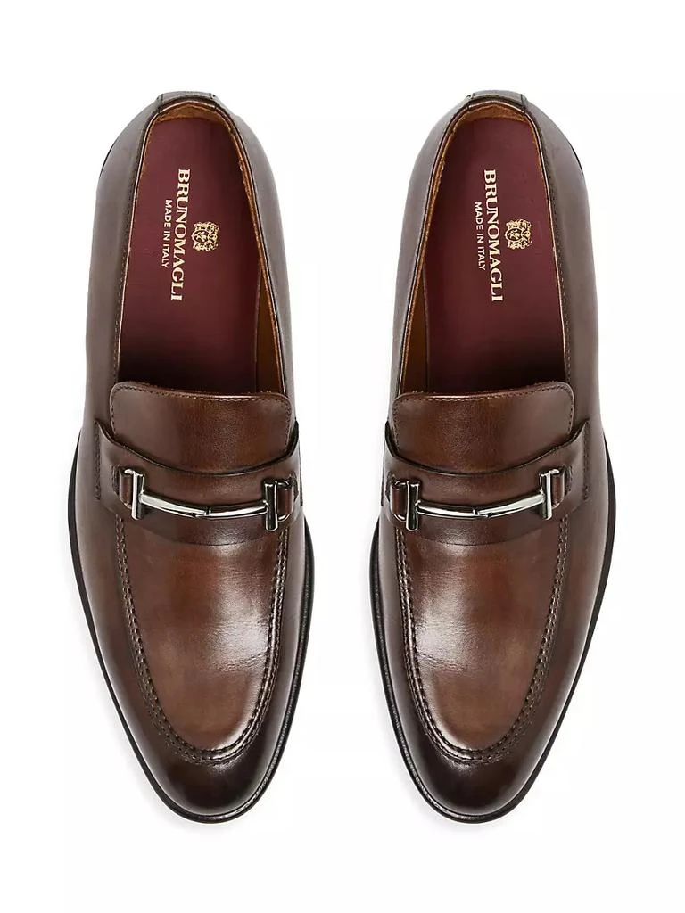 商品Bruno Magli|Na Sante Leather Loafers,价格¥2963,第4张图片详细描述