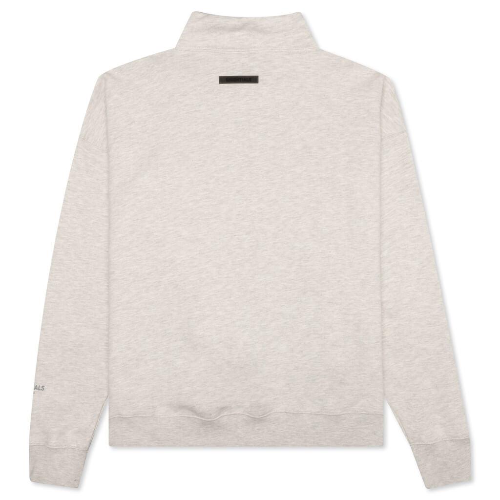 Fear of God Essentials Pullover Mockneck - Light Heather Oatmeal商品第2张图片规格展示