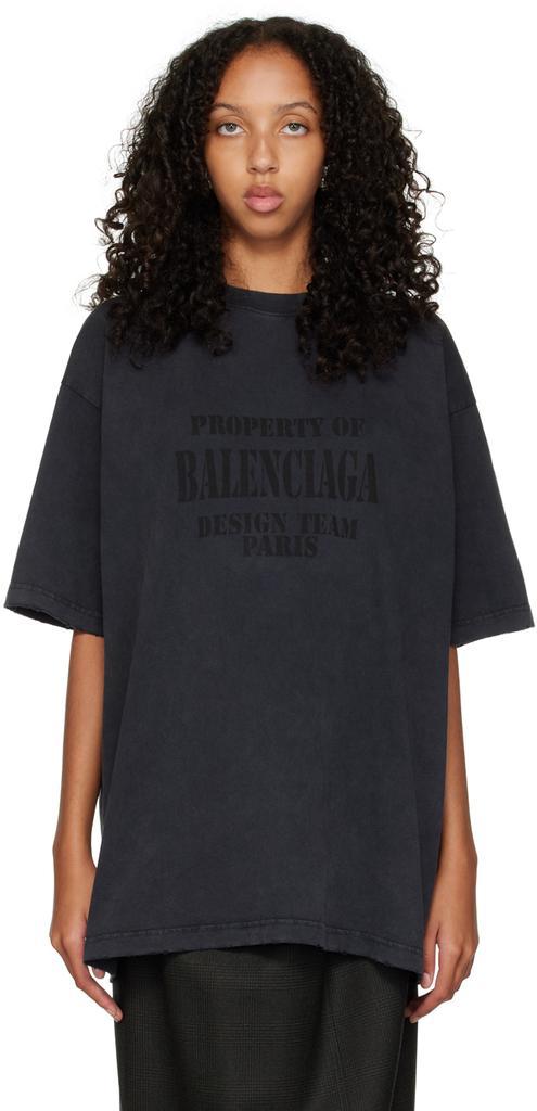 商品Balenciaga|黑色 Property T 恤,价格¥7938,第1张图片
