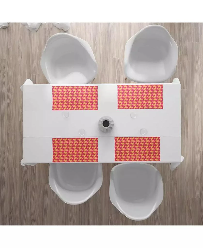 商品Ambesonne|Houndstooth Place Mats, Set of 4,价格¥225,第2张图片详细描述