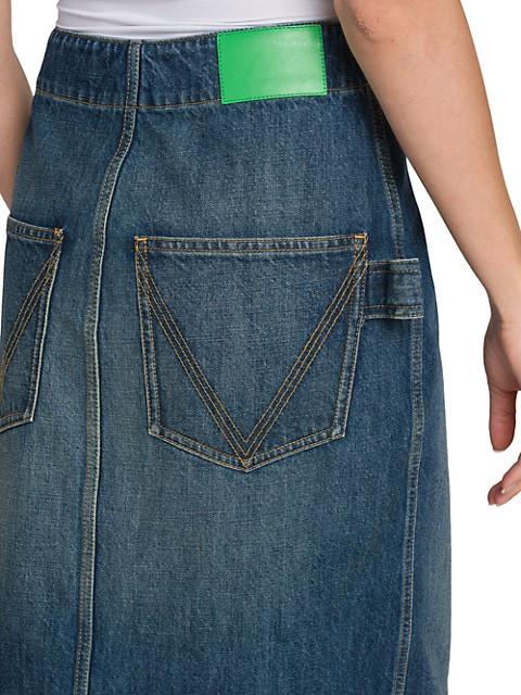 Denim Wrap Cargo Skirt商品第6张图片规格展示