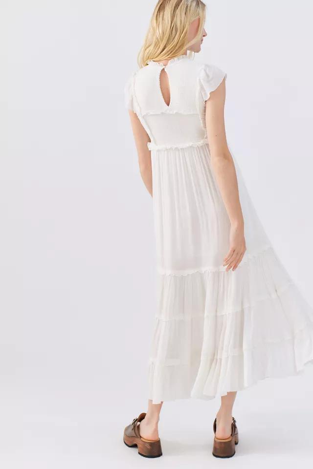 UO Sandra Ruffle Midi Dress商品第3张图片规格展示