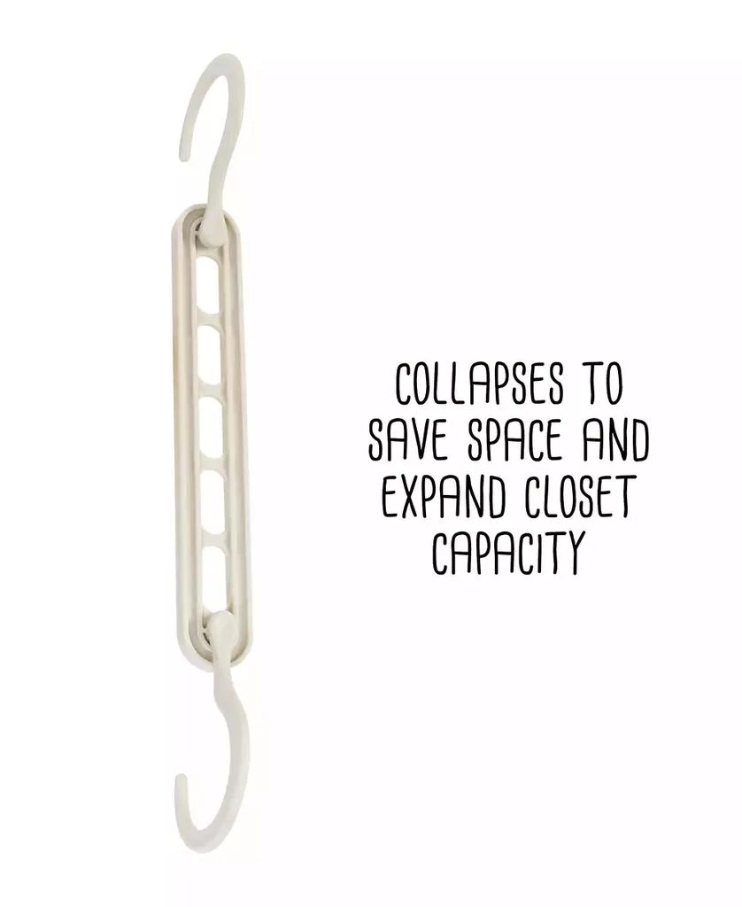 商品Honey Can Do|Cascading Collapsible Plastic Hangers, 20 pack,价格¥292,第4张图片详细描述