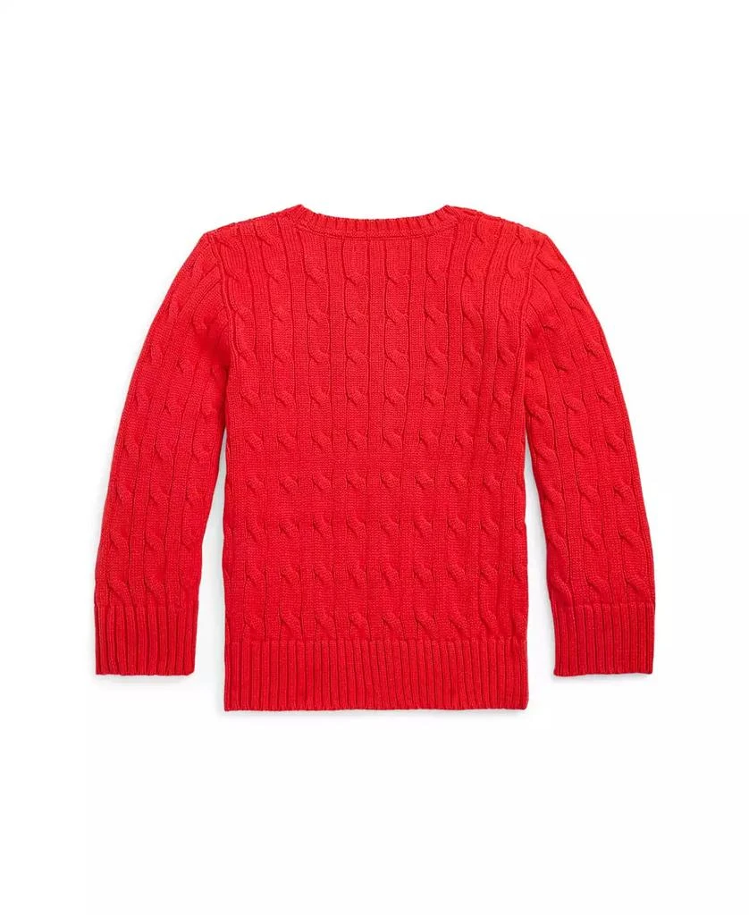 商品Ralph Lauren|Toddler and Little Boys Cable-Knit Cotton Sweater,价格¥365,第2张图片详细描述