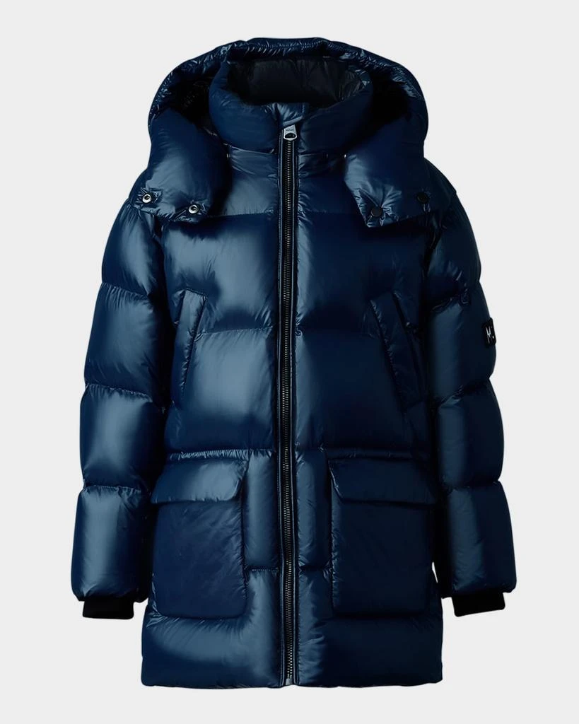 商品Mackage|Kid's Kennie Puffer Hooded Parker,价格¥3799,第1张图片