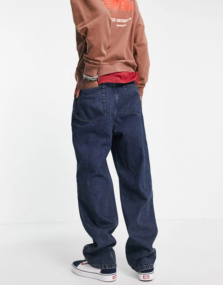 商品Reclaimed Vintage|Reclaimed Vintage inspired 90's dad jean with rips in blue,价格¥152,第2张图片详细描述