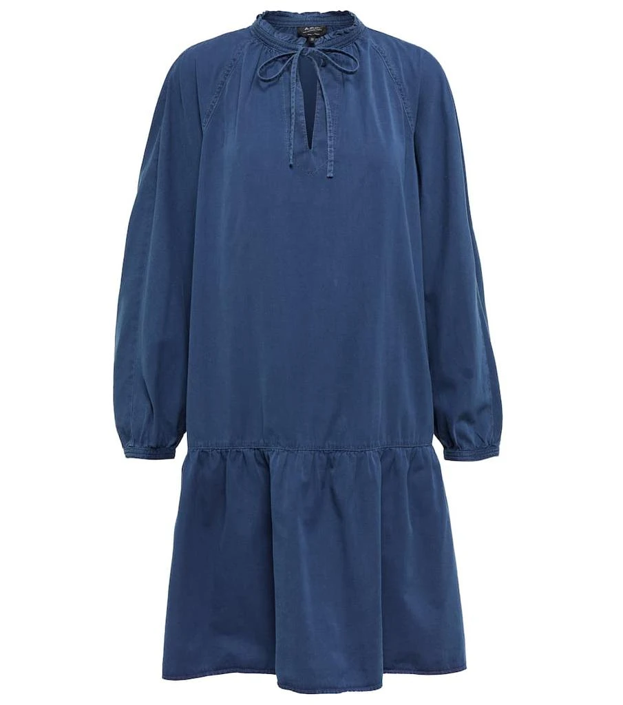商品A.P.C.|Natalia棉质混纺迷你连衣裙,价格¥1780,第1张图片