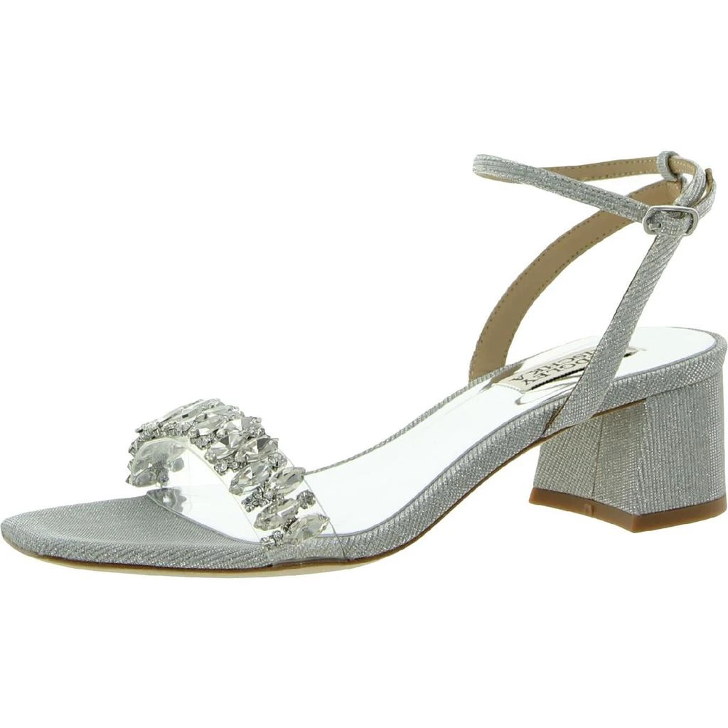 商品Badgley Mischka|Badgley Mischka Womens Harlow Block Heel Embellished Dress Sandals,价格¥313,第2张图片详细描述