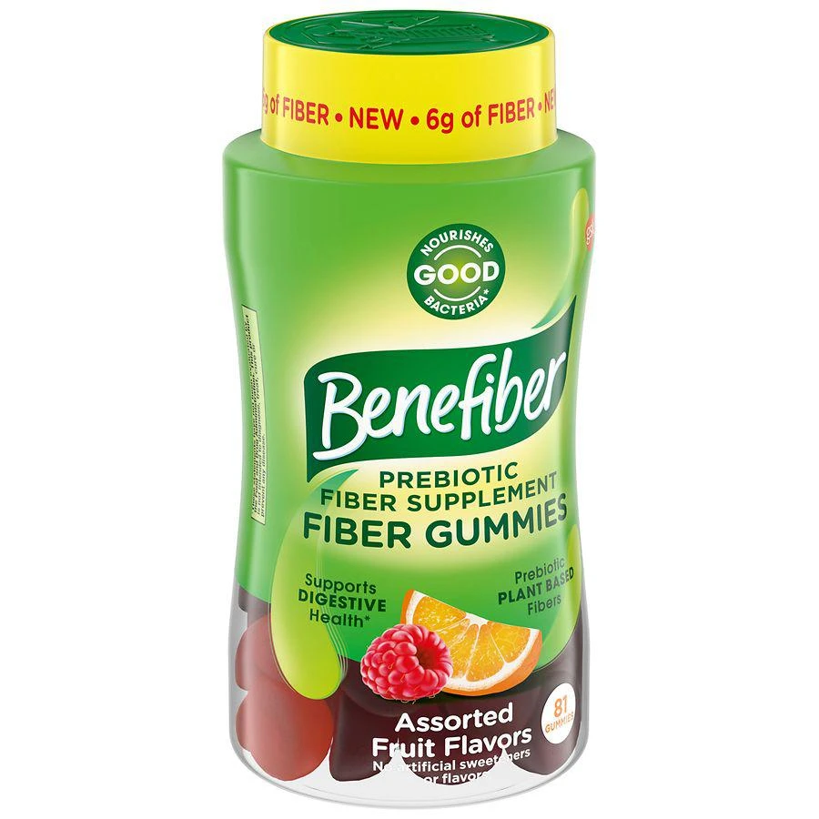 商品Benefiber|Prebiotic Fiber Gummies Assorted Fruit,价格¥179,第4张图片详细描述