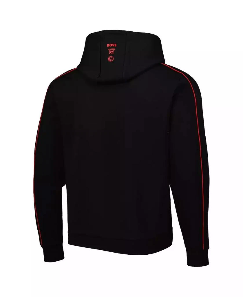 商品Hugo Boss|Men's NBA x Atlanta Hawks Team Bounce Tri-Blend Pullover Hoodie,价格¥1504,第4张图片详细描述