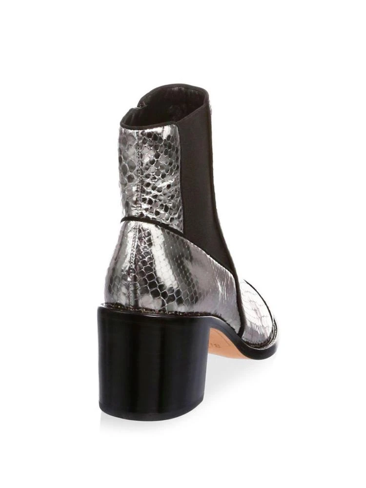 商品Alexandre Birman|Margareth Metallic Python Boots,价格¥3450,第2张图片详细描述