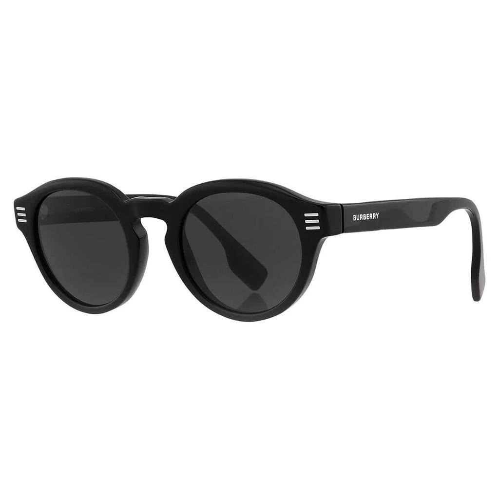 商品Burberry|Dark Grey Round Men's Sunglasses BE4404F 300187 50,价格¥1043,第3张图片详细描述