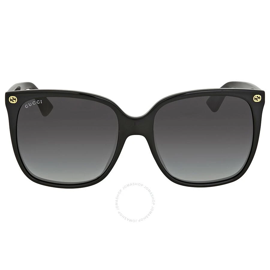 商品Gucci|Grey Gradient Cat Eye Ladies Sunglasses GG0022S 001 57,价格¥1033,第1张图片