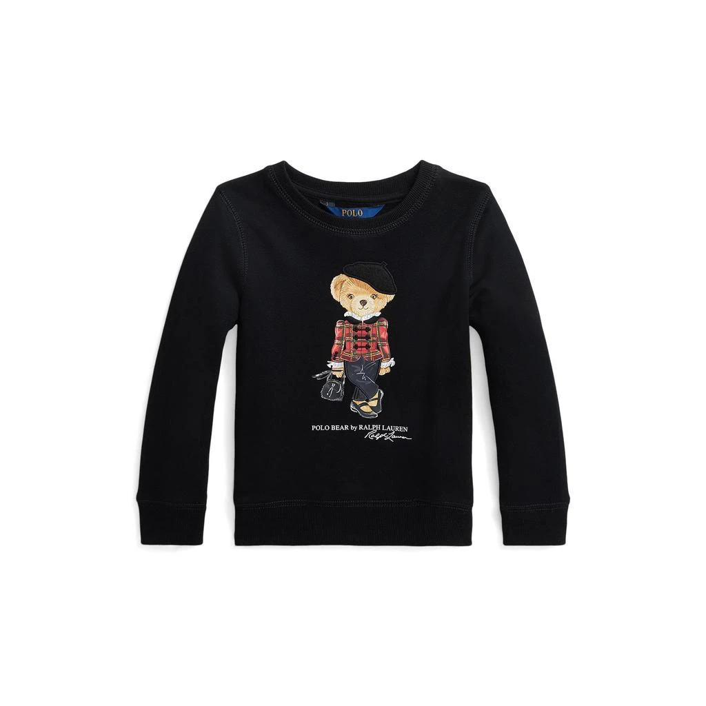 商品Ralph Lauren|Polo Bear Fleece Sweatshirt (Toddler/Little Kids),价格¥512,第1张图片