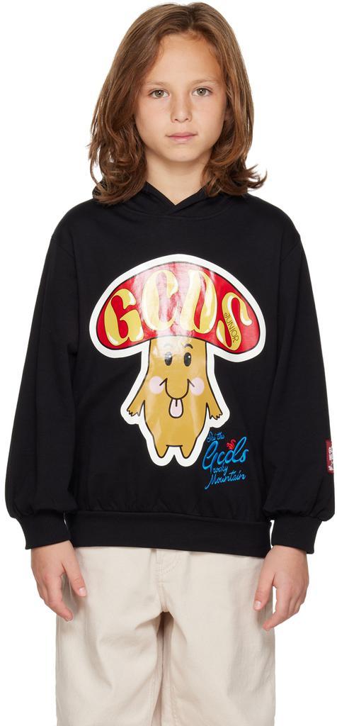 商品GCDS|黑色图案儿童连帽衫,价格¥1402,第1张图片