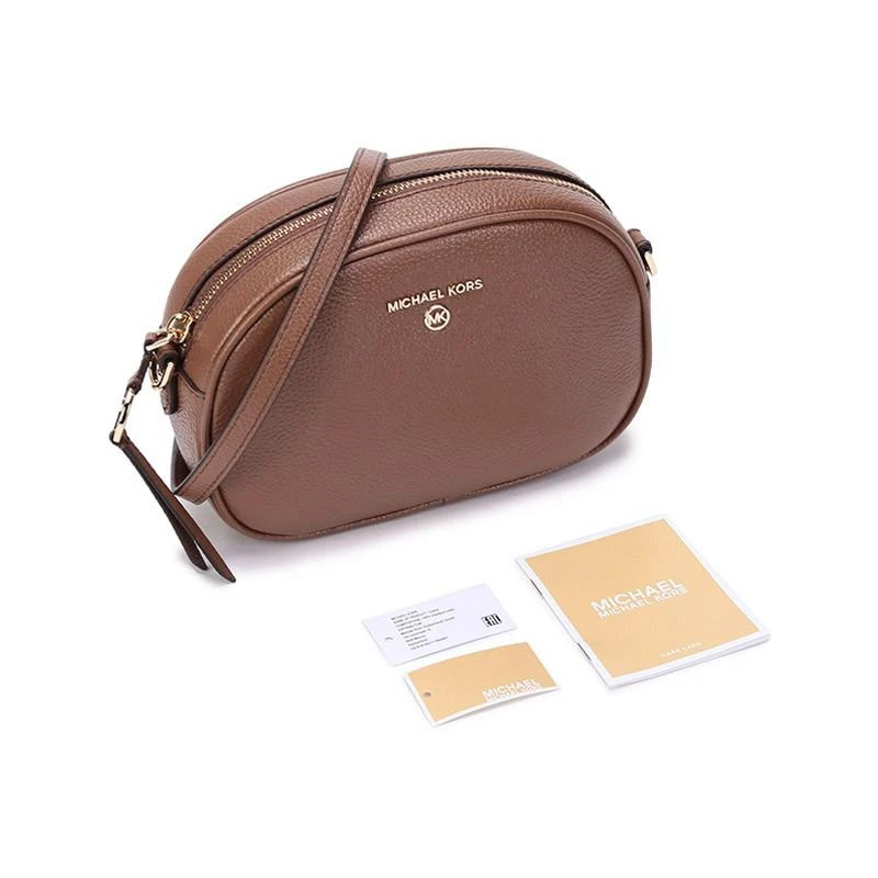 商品[国内直发] Michael Kors|迈克·科尔斯 MICHAEL KORS MK女包 Jet Set系列小号棕色牛皮革单肩斜挎链条包 32S1GT9C0L LUGGAGE 送女友,价格¥990,第9张图片详细描述