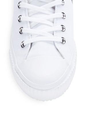 商品Alexander McQueen|Swallow Swarm High-Top Sneakers,价格¥939,第7张图片详细描述