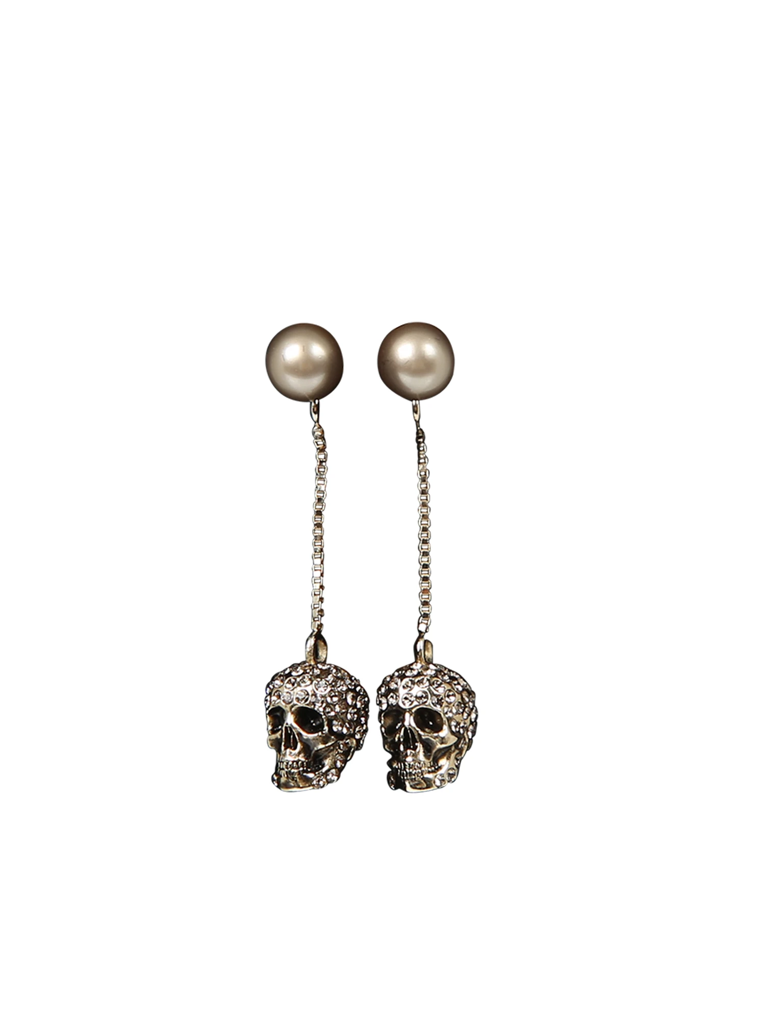 商品Alexander McQueen|Alexander McQueen 女士耳饰 582698J160K2080 金色,价格¥1457,第4张图片详细描述