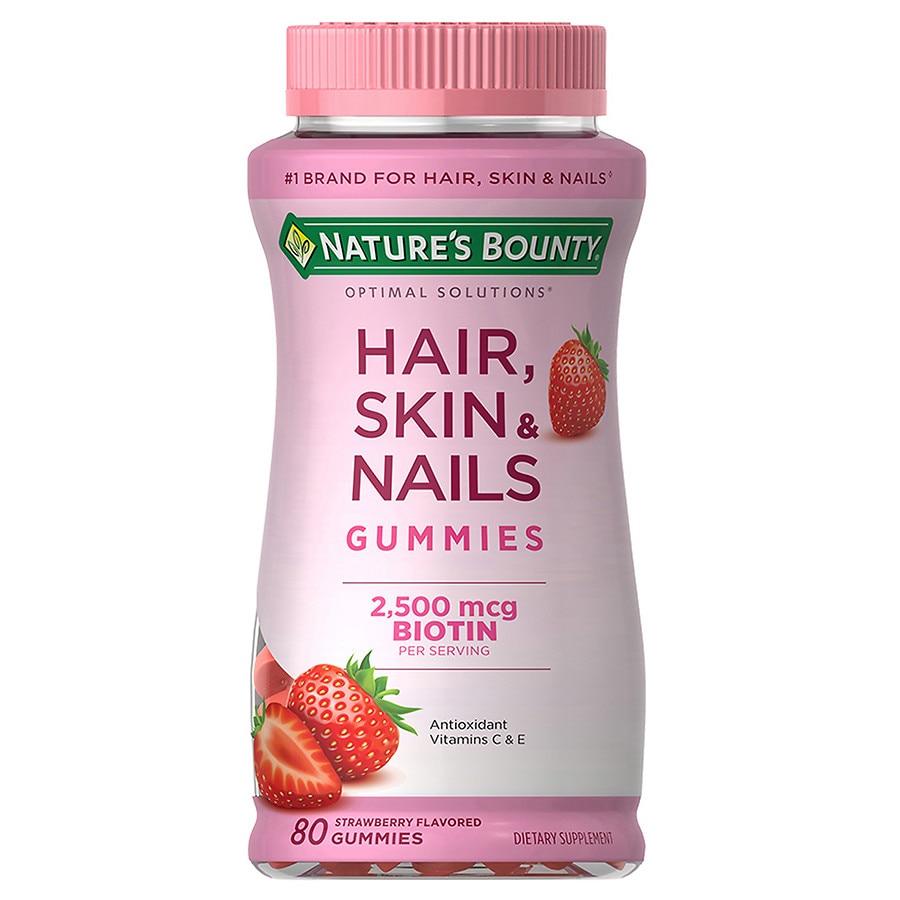 Nature's Bounty Optimal Solutions | Hair, Skin & Nails Gummies with Biotin 74.11元 商品图片