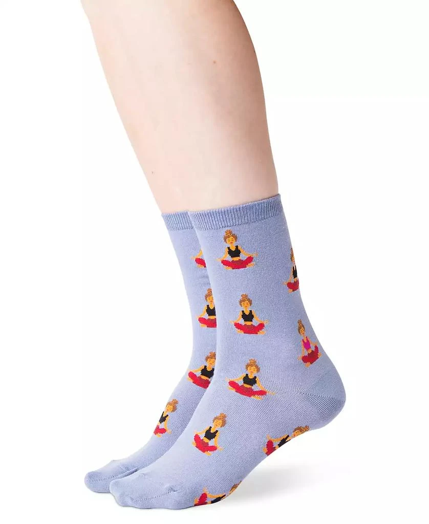 商品Hot Sox|Women's Meditation Crew Socks,价格¥68,第3张图片详细描述