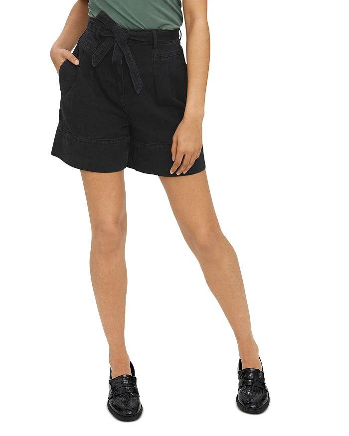 商品VERO MODA|Filukka Pleated Denim Shorts   ,价格¥138,第1张图片