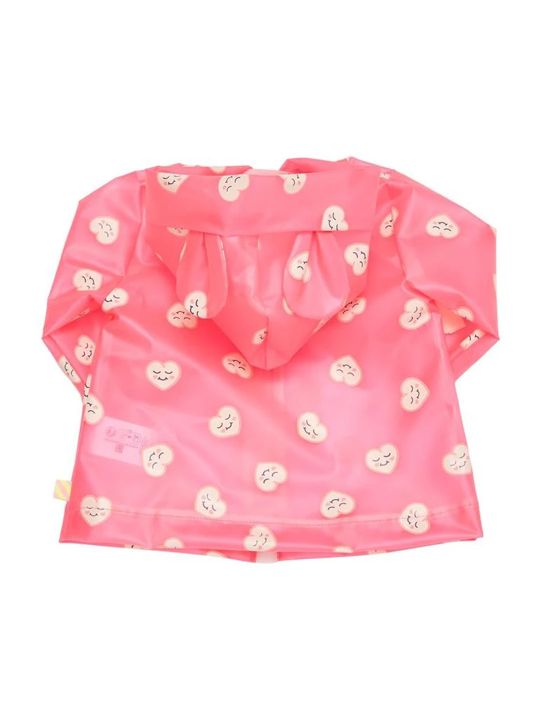 商品Billieblush|Heart Print Tech Raincoat,价格¥260,第2张图片详细描述