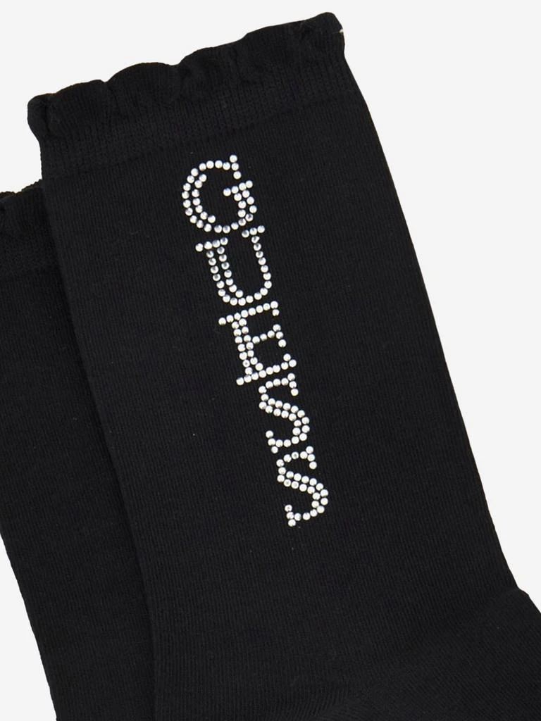 商品GUESS|Girls Logo Socks in Black,价格¥99,第3张图片详细描述