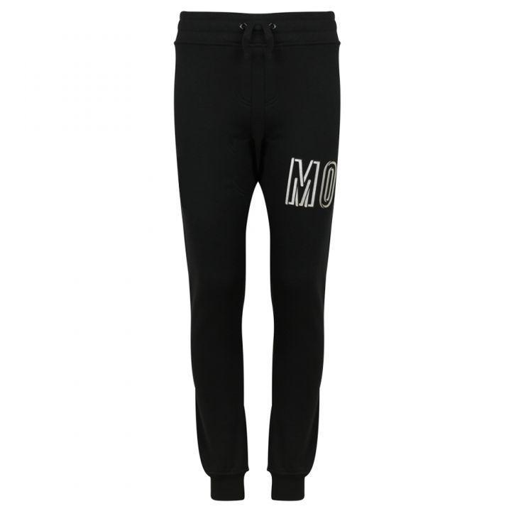 商品Moschino|Black Wrap Around Logo Joggers,价格¥283,第1张图片