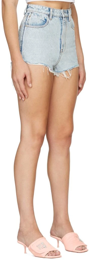 商品Alexander Wang|Blue High-Waisted Booty Shorts,价格¥1024,第2张图片详细描述