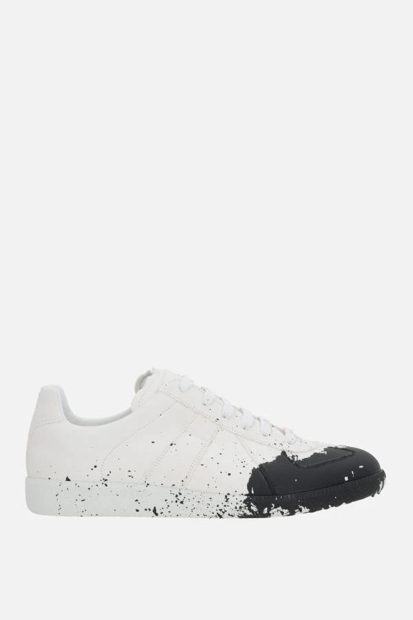 商品MAISON MARGIELA|MAISON MARGIELA 拼色男士帆布鞋 S37WS0568-P4711-H9672,价格¥2550,第1张图片