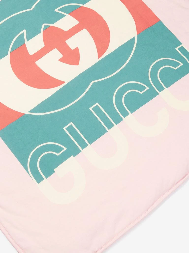 商品Gucci|Gucci Baby Girls Logo Blanket in Pink,价格¥1510,第3张图片详细描述