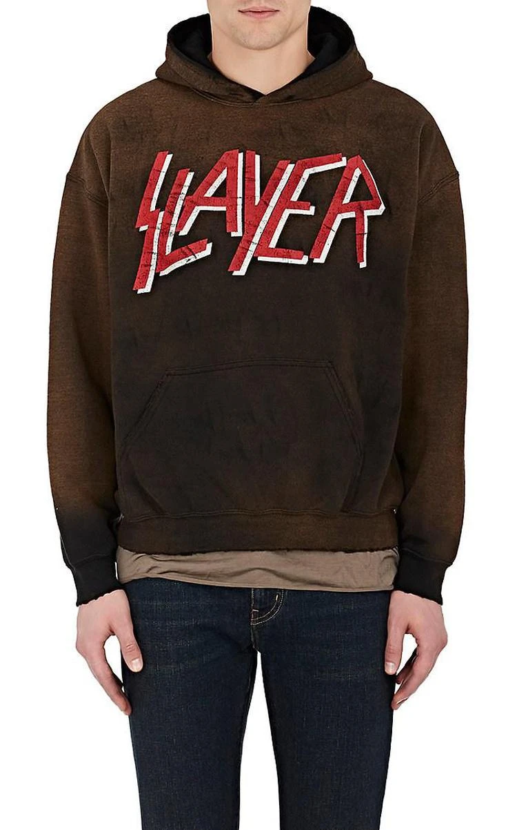 商品Madeworn|Slayer Cotton-Blend Hoodie,价格¥811,第1张图片