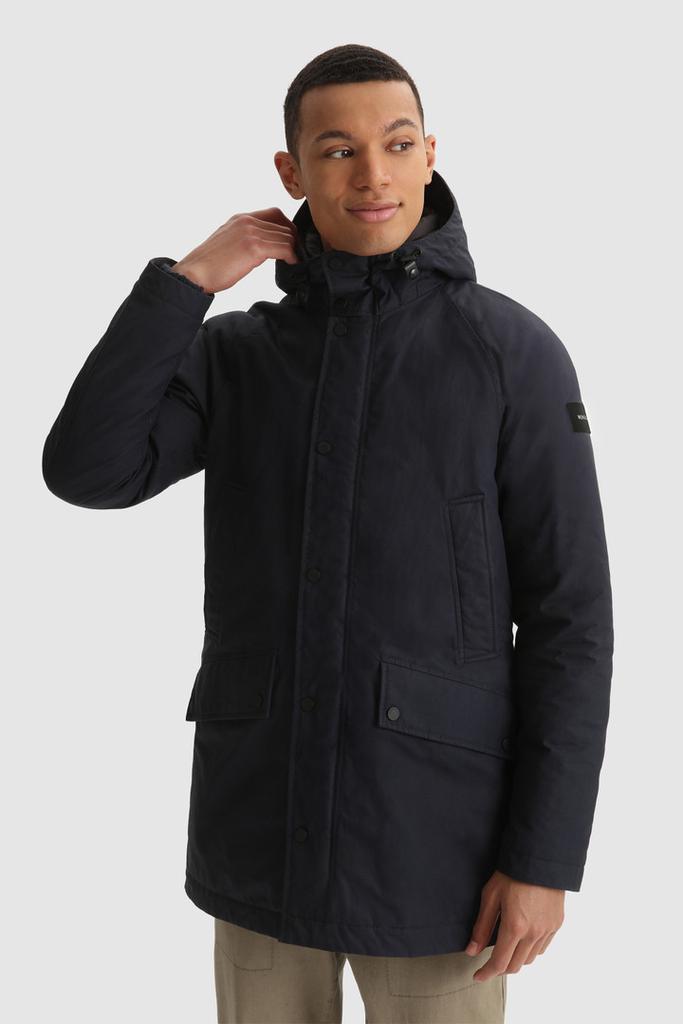 商品Woolrich|Polar Parka in British Millerain Waxed Cotton,价格¥6299,第1张图片