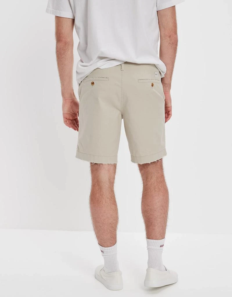 商品AE|AE Flex 9" Lived-In Khaki Short,价格¥137,第2张图片详细描述