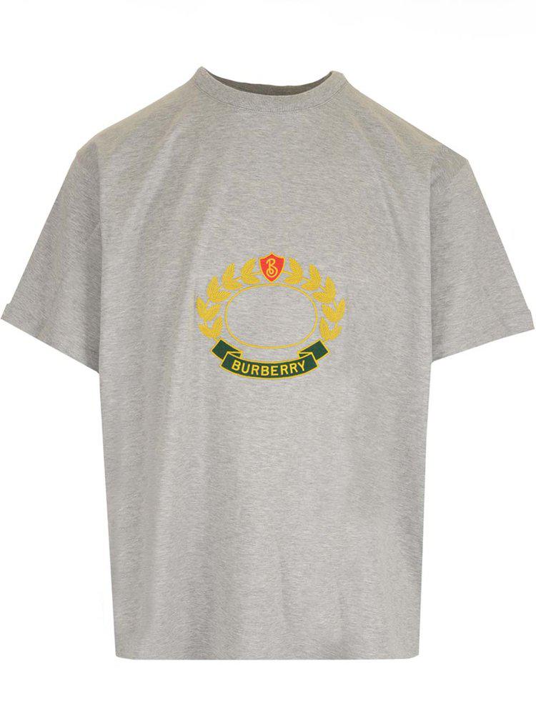 Burberry	Logo Detailed Crewneck T-Shirt商品第1张图片规格展示