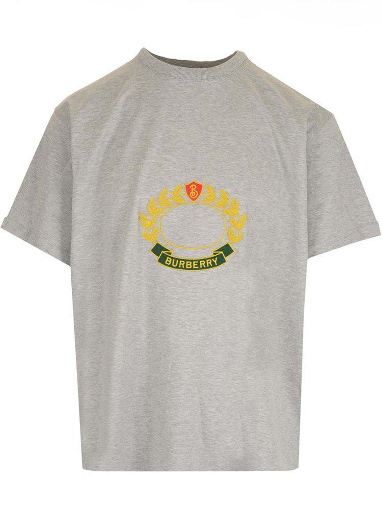 商品Burberry|Burberry	Logo Detailed Crewneck T-Shirt,价格¥1982-¥2059,第1张图片