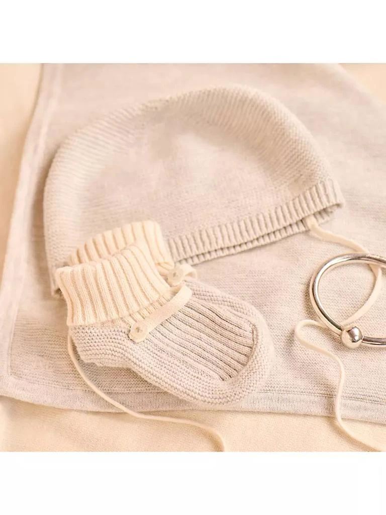 商品Ralph Lauren|Baby's Organic Cotton Hat & Booties Set,价格¥447,第2张图片详细描述