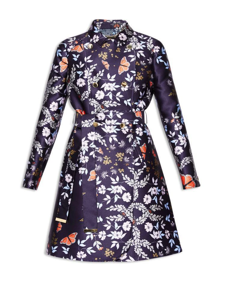商品Ted Baker London|Mihsha Kyoto Gardens Double-Breasted Coat,价格¥2080,第5张图片详细描述