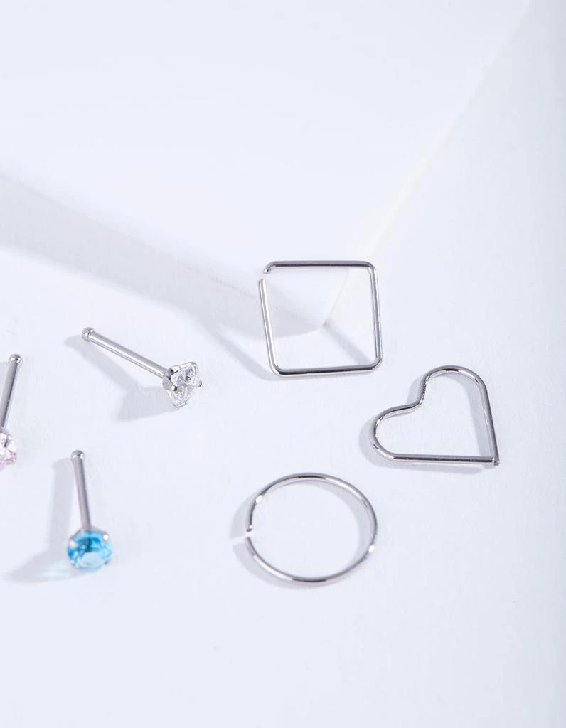 商品Lovisa|Cubic Zirconia Multi Nose 6 Pack,价格¥122,第3张图片详细描述