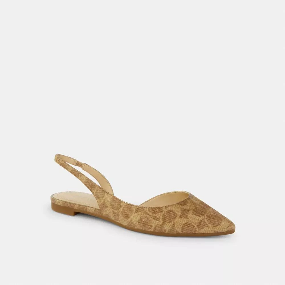 商品Coach|Valerie Slingback In Signature Canvas,价格¥441,第2张图片详细描述
