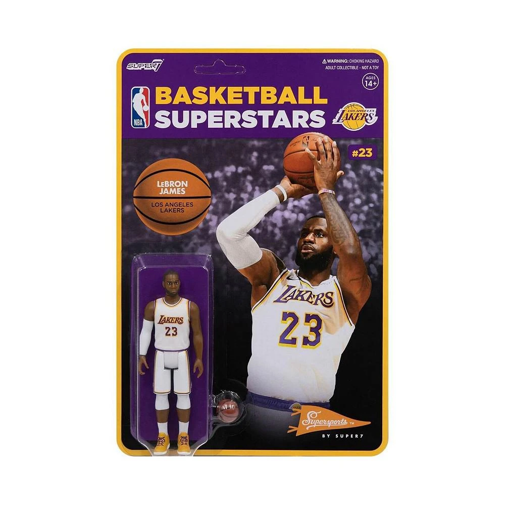 商品Super 7|LeBron James Los Angeles Lakers Association Edition Player Figure,价格¥114,第2张图片详细描述