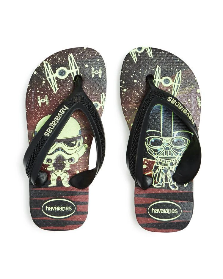 商品Havaianas|男孩(小童/幼儿)Boys' Star Wars Flip-Flops - Walker, Toddler, Little Kid,价格¥115,第2张图片详细描述