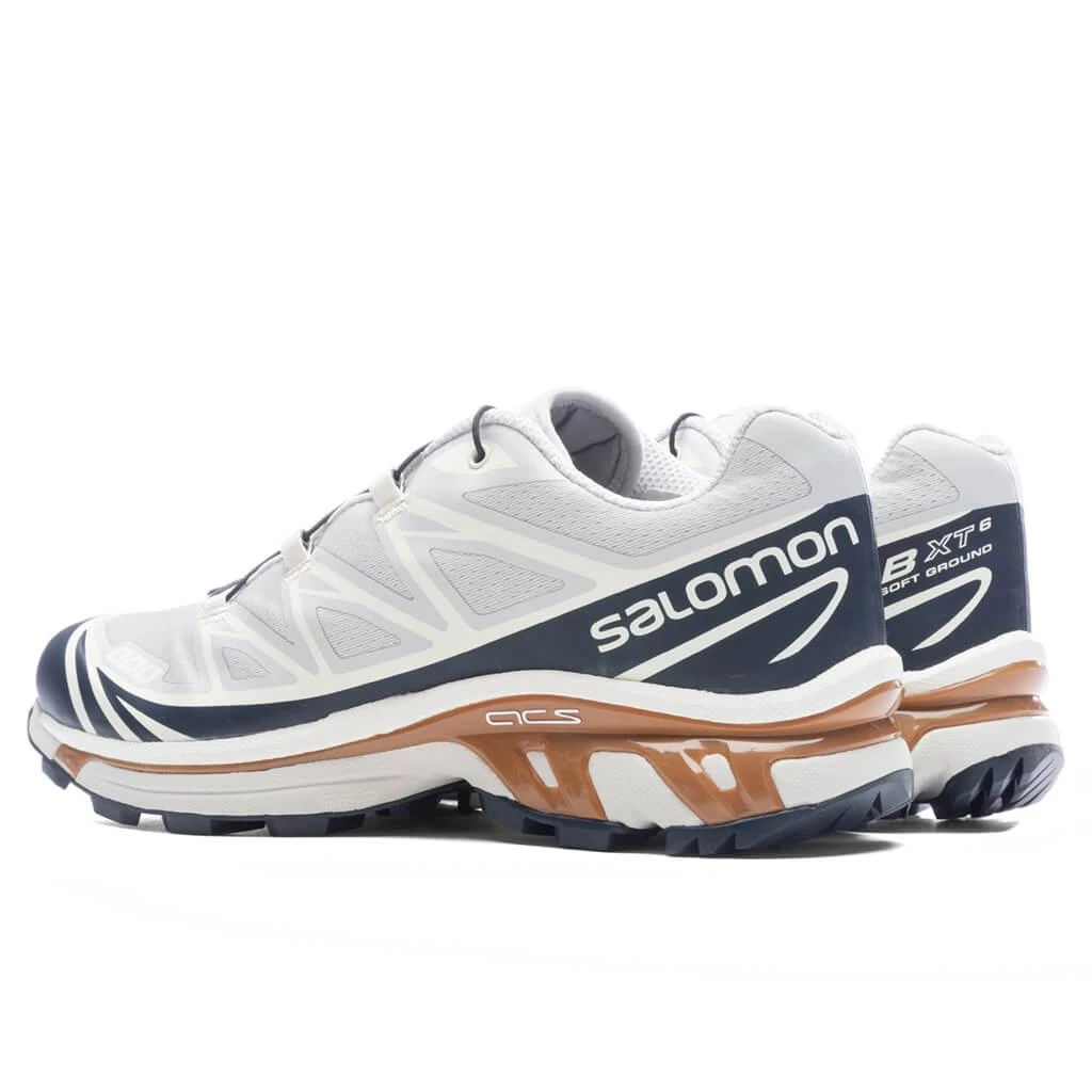 商品Salomon|XT-6 - Lunar Rock/Dark Sapphire/Rubber,价格¥1057,第3张图片详细描述