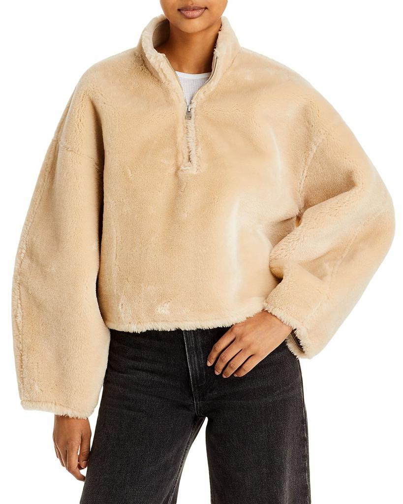 商品FRAME|Faux Fur Popover Jacket,价格¥3665,第1张图片