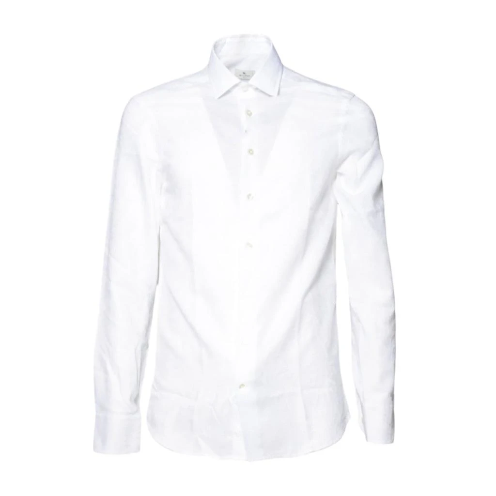商品ETRO|White Jacquard Cotton Shirt,价格¥2864,第1张图片