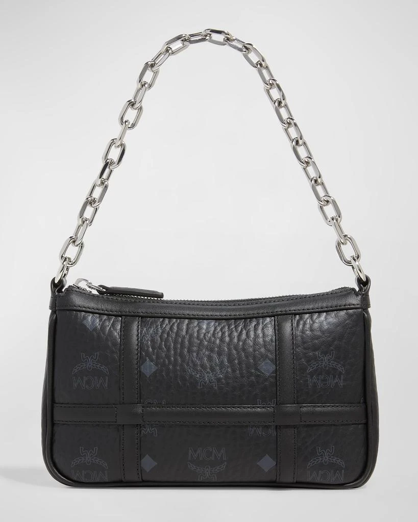 商品MCM|Delmy Visetos Mini Logo Chain Shoulder Bag,价格¥5063,第1张图片