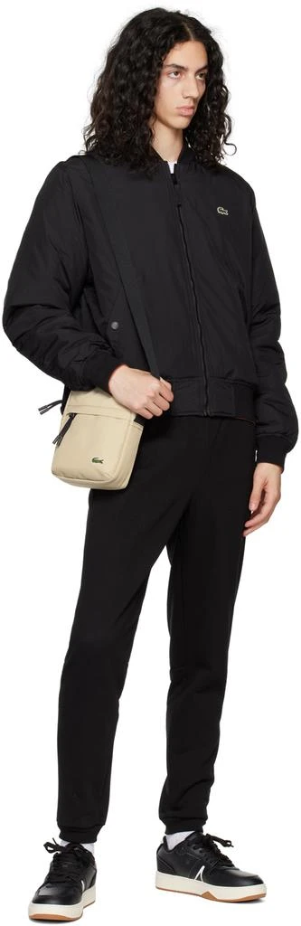 商品Lacoste|Beige Zip Crossover Messenger Bag,价格¥327,第4张图片详细描述