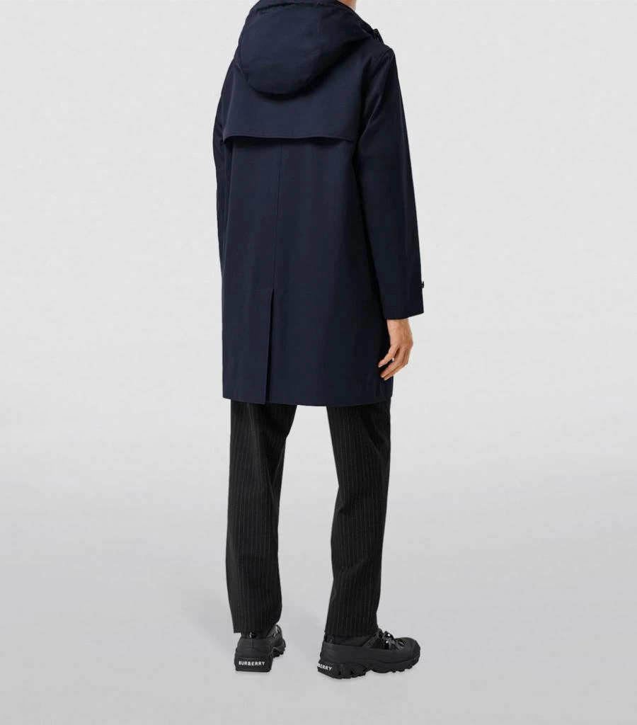商品Burberry|Single-Breasted Hooded Coat,价格¥17953,第4张图片详细描述
