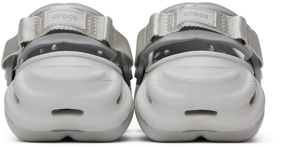 商品Crocs|灰色 Echo 儿童凉鞋,价格¥634,第2张图片详细描述